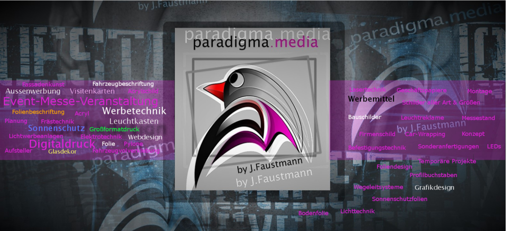 alles rund um Werbung the onley one PARADIGMA.MEDIA by Jan Faustmann